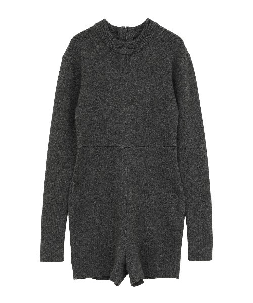 トップス CLANE WOOL SHORT KNIT ALL IN ONE セール】WOOL SHORT KNIT ALL IN ONE（つなぎ/オールインワン）｜CLANE