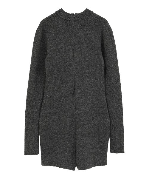 CLANE(クラネ)の「WOOL SHORT KNIT ALL IN ONE(つなぎ/オールインワン・レディース・アイボリー/グレー・1/2)」の22枚目の写真