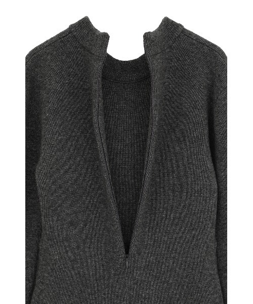 セール】WOOL SHORT KNIT ALL IN ONE（つなぎ/オールインワン）｜CLANE