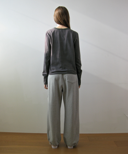 NAATS（ナツ）の「4 Pocket Sweat pants, melange gray（スウェットパンツ・レディース・その他・FREE）」の5枚目の写真