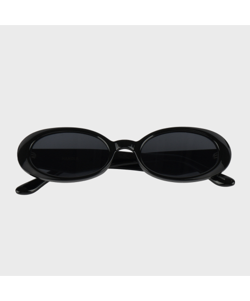 HANGLE EYEWEAR(ハングルアイウェア)の「Geek Oval Sunglasses Black(サングラス・レディース・その他・FREE)」の3枚目の写真