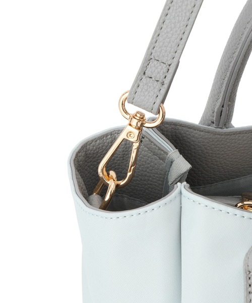 ROPE' PICNIC（ロペピクニック）の「異素材コンビミドルトートバッグ/軽量・2WAY（トートバッグ・レディース・ベージュ系その他/グレー系その他/チャコールグレー・FREE）」の11枚目の写真
