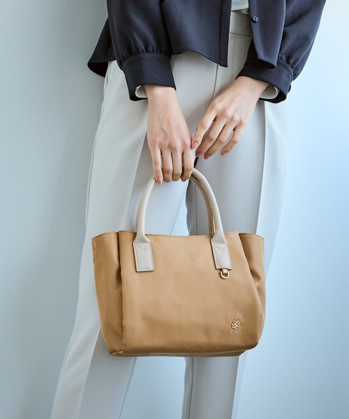 ROPE' PICNIC（ロペピクニック）の「異素材コンビミドルトートバッグ/軽量・2WAY（トートバッグ・レディース・ベージュ系その他/グレー系その他/チャコールグレー・FREE）」の22枚目の写真