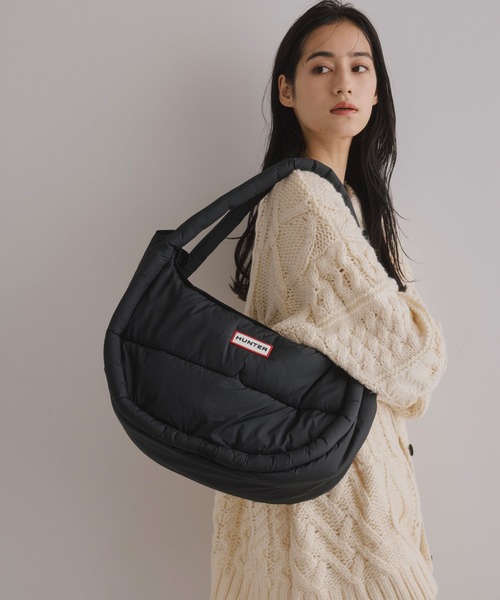 【HUNTER】FRAMED PUFFER LARGE HOBO