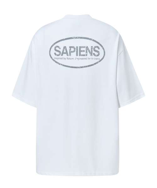 SAPIENS(サピエンス)の「オーバルロゴオーバーサイズ半袖Tシャツホワイト(Tシャツ/カットソー・メンズ・その他・SMALL/MEDIUM/LARGE)」の2枚目の写真