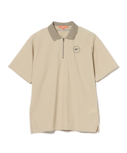 BEAMS GOLF(ビームスゴルフ)の「ORANGE LABEL / フレックスドライ ハーフジップ ポロシャツ(吸水速乾・UVカット)(ポロシャツ・メンズ・グレー/ネイビー/ベージュ・XL/S/L/M)」の16枚目の写真