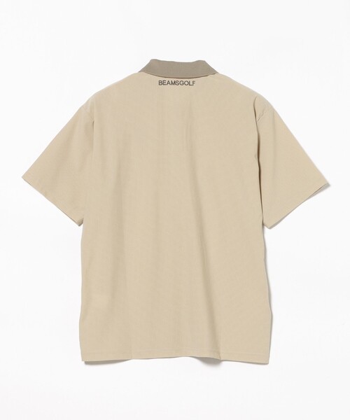 BEAMS GOLF(ビームスゴルフ)の「ORANGE LABEL / フレックスドライ ハーフジップ ポロシャツ(吸水速乾・UVカット)(ポロシャツ・メンズ・グレー/ネイビー/ベージュ・XL/S/L/M)」の20枚目の写真