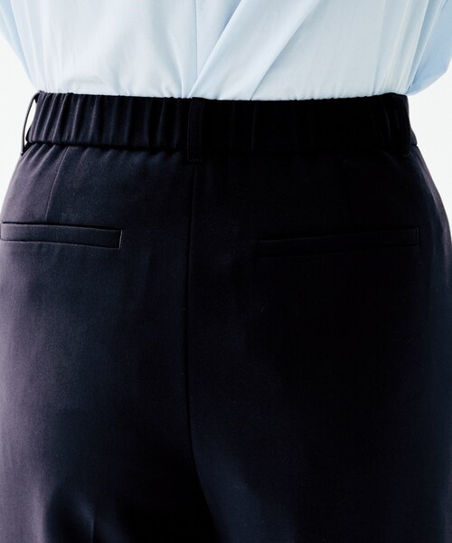 UNTITLED（アンタイトル）の「【洗えるスーツ／ストレッチ性／後ろウエストゴム】ワイドパンツ（その他パンツ・レディース・ネイビー/ブラック/ネイビー系5・00/01/02/03/04/42/44/46/48/50）」の6枚目の写真