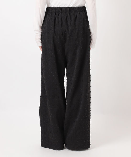 Spick & Span（スピックアンドスパン）の「《WEB限定 / 追加》ドットジャガードイージーパンツ（その他パンツ・レディース・ブラック・38/36）」の16枚目の写真