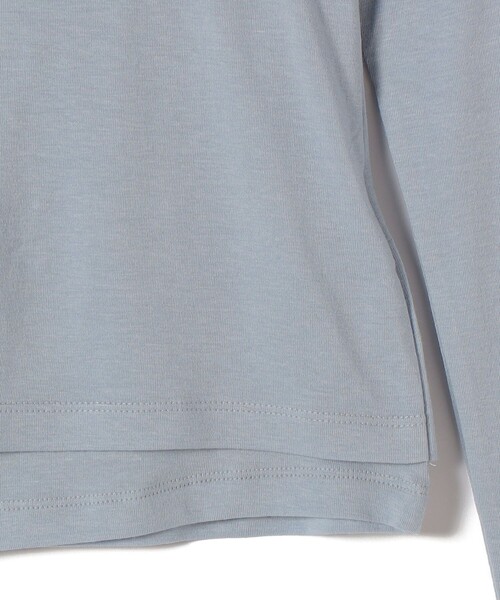 SHIPS（シップス）の「UNDER STANDING:〈手洗い可能〉Mild Halter Tee（Tシャツ/カットソー・レディース・ブラック/ライトブルー・ONE SIZE）」の7枚目の写真
