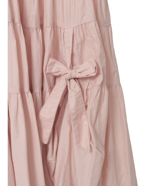 たくし上げリボン付きローンワンピース（ワンピース）｜PINK HOUSE