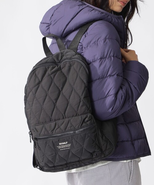 ECOALF（エコアルフ）の「FLOCK バックパック / FLOCK BACKPACK UNISEX（バックパック/リュック・レディース・グリーン系その他3/ブラック・FREE）」の3枚目の写真