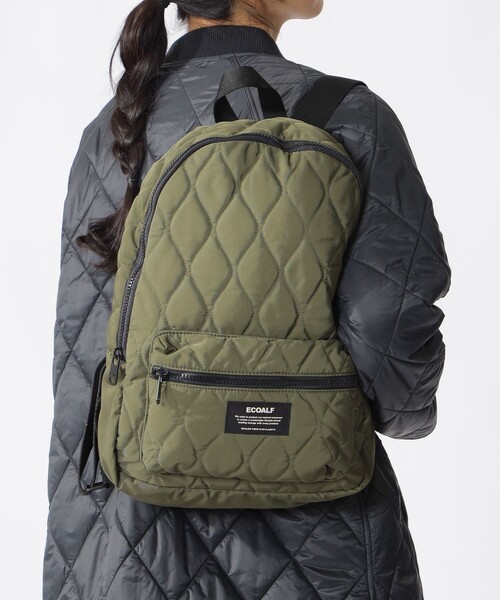 ECOALF（エコアルフ）の「FLOCK バックパック / FLOCK BACKPACK UNISEX（バックパック/リュック・レディース・グリーン系その他3/ブラック・FREE）」の4枚目の写真