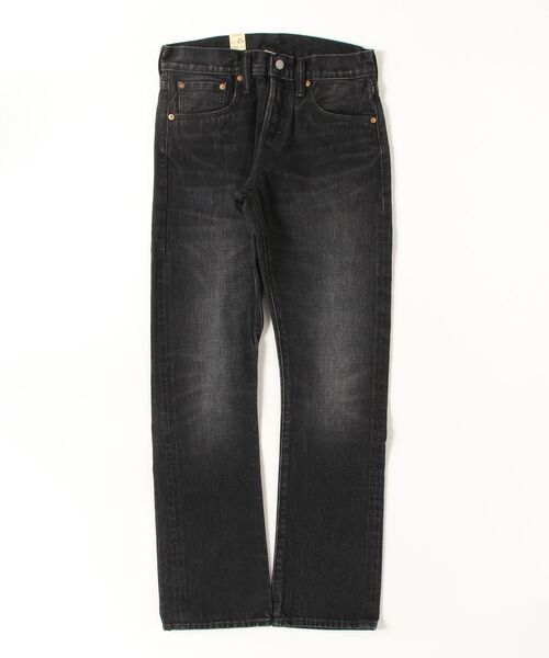 RRL（ダブル アール エル）の「スリム ブーツ ディストレスト セルビッジ ジーンズ（デニムパンツ・メンズ・ブラック系1・28/30/30/30/31/30/31/32/32/30/32/32/33/32/34/32/36/32）」の8枚目の写真