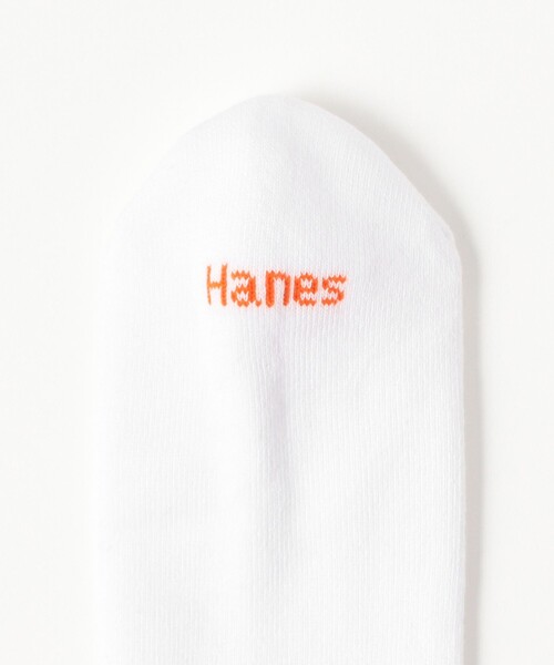 BEAMS（ビームス）の「【別注】Hanes / Socks 2pieces pack（ソックス/靴下・メンズ・ホワイト・ONE SIZE）」の4枚目の写真