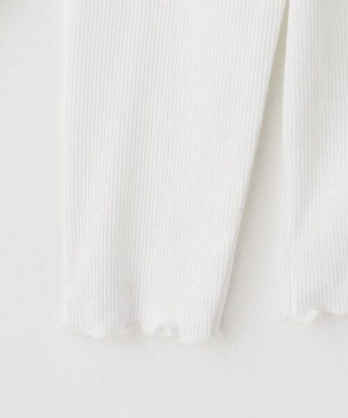 SHOO・LA・RUE（シューラルー）の「【110-140cm/プチセレ】リボンハイネックインナー（Tシャツ/カットソー・キッズ・ブラック/ホワイト・11/12/13/14）」の7枚目の写真