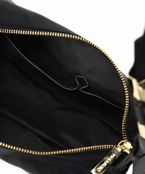 VIOLAd'ORO（ヴィオラドーロ）の「《WEB限定/追加》VIOLAd’ORO/ヴィオラドーロ BIANCA BODYBAG（ショルダーバッグ・レディース・ブラック/ベージュ・FREE）」の14枚目の写真