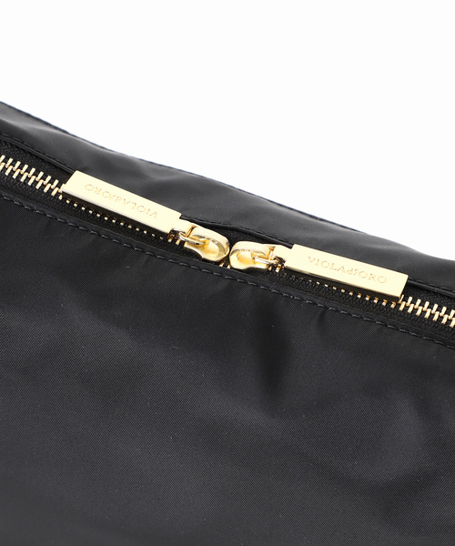 VIOLAd'ORO（ヴィオラドーロ）の「《WEB限定/追加》VIOLAd’ORO/ヴィオラドーロ BIANCA BODYBAG（ショルダーバッグ・レディース・ブラック/ベージュ・FREE）」の10枚目の写真