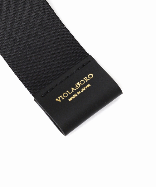 VIOLAd'ORO（ヴィオラドーロ）の「《WEB限定/追加》VIOLAd’ORO/ヴィオラドーロ BIANCA BODYBAG（ショルダーバッグ・レディース・ブラック/ベージュ・FREE）」の8枚目の写真