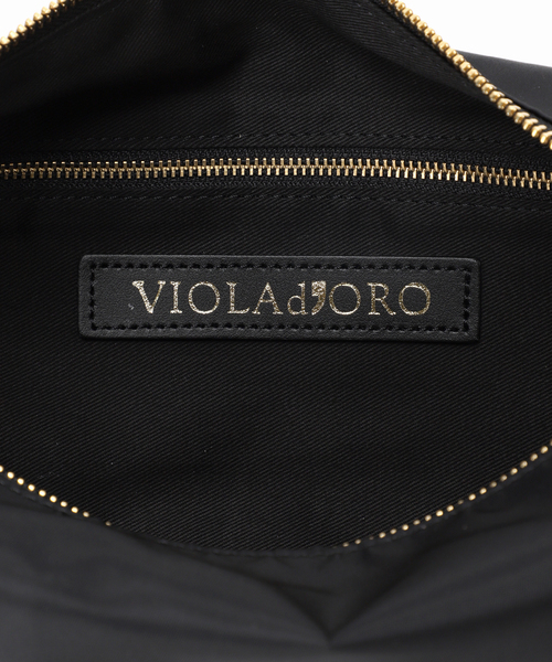 VIOLAd'ORO（ヴィオラドーロ）の「《WEB限定/追加》VIOLAd’ORO/ヴィオラドーロ BIANCA BODYBAG（ショルダーバッグ・レディース・ブラック/ベージュ・FREE）」の7枚目の写真