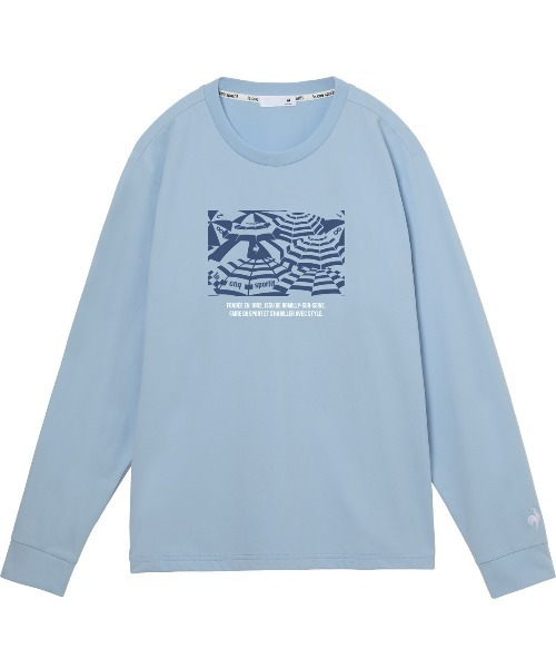 le coq sportif(ルコックスポルティフ)の「【ルコックスポルティフ】吸汗速乾/ストレッチ/UVカット/遮熱ヘランカ長袖Tシャツ(Tシャツ/カットソー・レディース・ネイビー/ピンク/ホワイト/ブルー・S/M/L/XL)」の22枚目の写真
