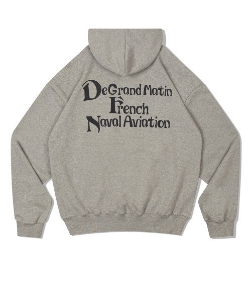 DE GRAND MATIN(ディグランドマーティン)の「V.HEAVY HOOD SWEAT DE_MELANGE GRAY(パーカー・メンズ・その他・FREE)」の3枚目の写真