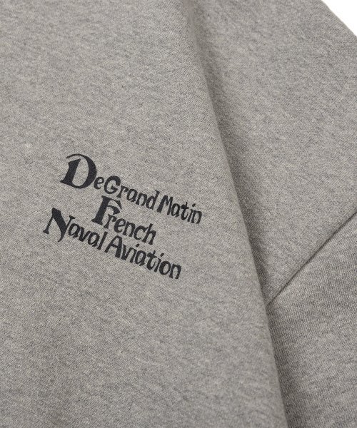 DE GRAND MATIN(ディグランドマーティン)の「V.HEAVY HOOD SWEAT DE_MELANGE GRAY(パーカー・メンズ・その他・FREE)」の4枚目の写真