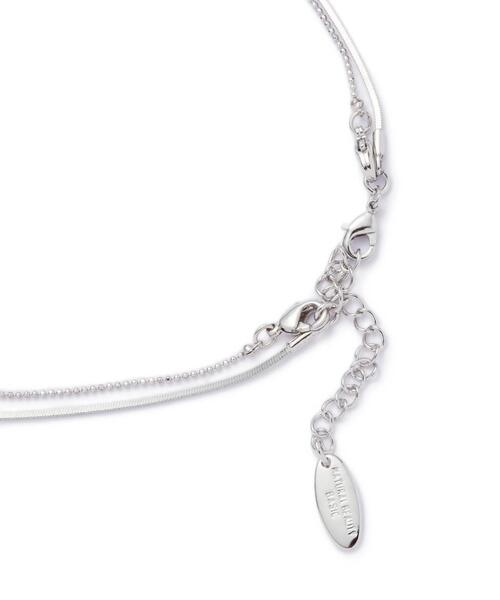 NATURAL BEAUTY BASIC（ナチュラルビューティーベーシック）の「3wayノットネックレス（ネックレス・レディース・シルバー/ゴールド・ﾌﾘ-）」の4枚目の写真