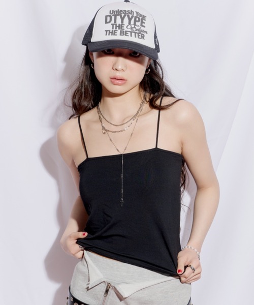 DTYYPE（ドタイプ）の「クールタッチカップキャミソール（キャミソール・レディース・ブラック/ブラウン/ホワイト・FREE）」の17枚目の写真