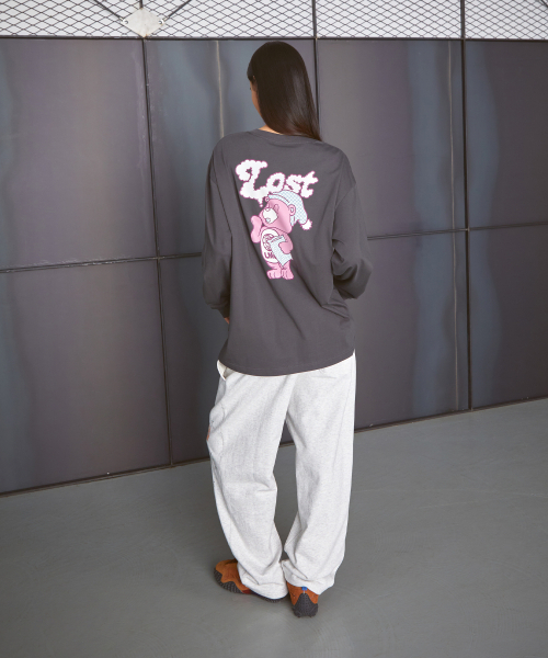 LMCの「SLEEPING BEAR LONG SLV TEE charcoal(Tシャツ/カットソー・レディース・その他・M/L/XL)」の3枚目の写真