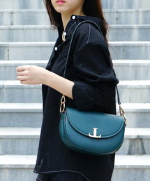 LYUNANLYUNA（ルナエヌルナ）の「ルネ 5ウェイ レディース サドル クロスバッグ ピーコックグリーン（メッセンジャーバッグ）」