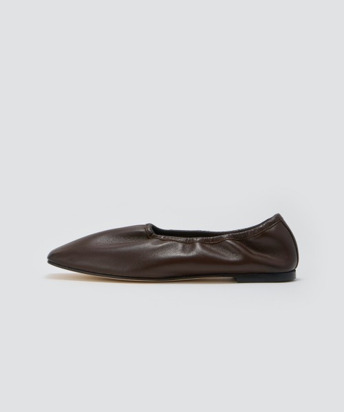 PELLICO ペリーコ ブラウン フラットシューズ　371/2 ESPIGA スムースレザー フラットシューズ 1.0cm BROWN（バレエシューズ