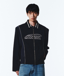 MEA（メア）の「PANELED RACING JACKET [BLACK]（テーラードジャケット）」