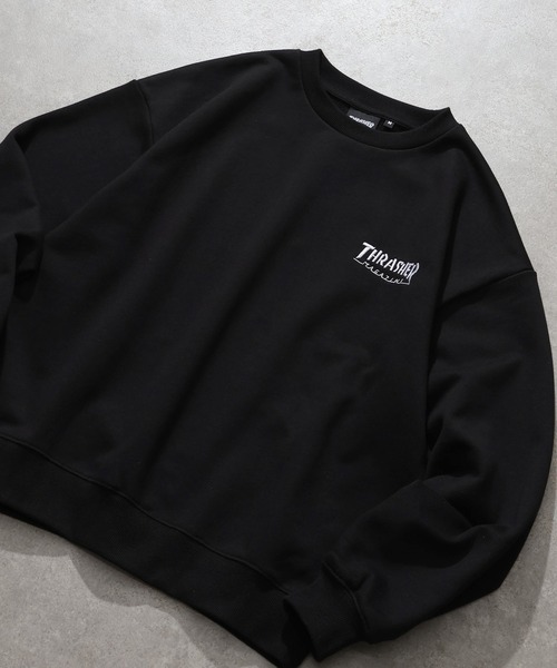 THRASHER(スラッシャー)の「【THRASHER/スラッシャー】裏毛 マガジンプリント クルーネック スウェット トレーナー(スウェット・メンズ・アッシュグレー/ブラウン/ブラック・L/XL/M)」の10枚目の写真