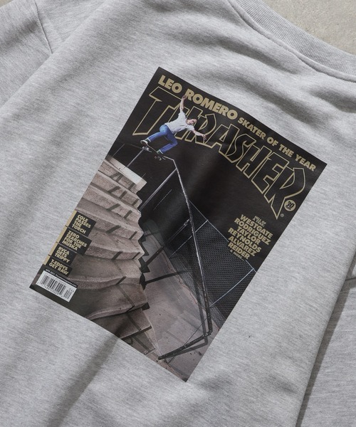 THRASHER(スラッシャー)の「【THRASHER/スラッシャー】裏毛 マガジンプリント クルーネック スウェット トレーナー(スウェット・メンズ・アッシュグレー/ブラウン/ブラック・L/XL/M)」の15枚目の写真