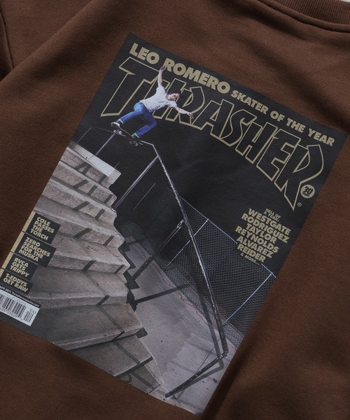 THRASHER(スラッシャー)の「【THRASHER/スラッシャー】裏毛 マガジンプリント クルーネック スウェット トレーナー(スウェット・メンズ・アッシュグレー/ブラウン/ブラック・L/XL/M)」の18枚目の写真