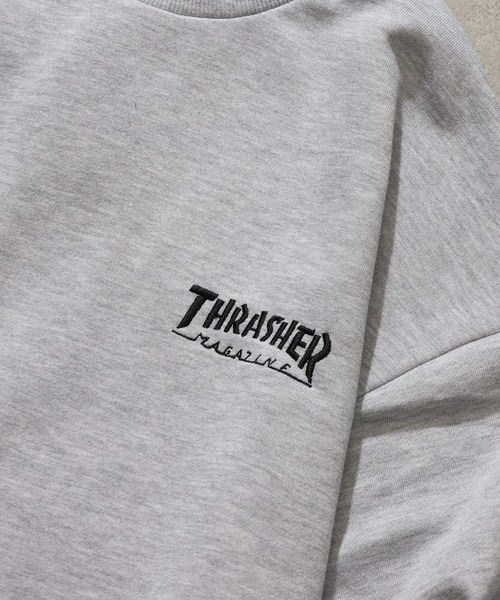 THRASHER(スラッシャー)の「【THRASHER/スラッシャー】裏毛 マガジンプリント クルーネック スウェット トレーナー(スウェット・メンズ・アッシュグレー/ブラウン/ブラック・L/XL/M)」の14枚目の写真