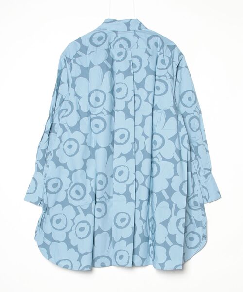 marimekko（マリメッコ）の「Kuvitelma Unikko / shirt dress（ワンピース・レディース・ライトピンク/ライトブルー・36/34/40）」の14枚目の写真
