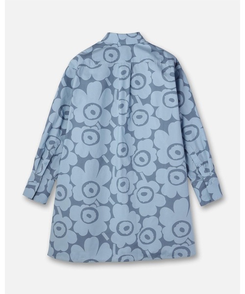 marimekko（マリメッコ）の「Kuvitelma Unikko / shirt dress（ワンピース・レディース・ライトピンク/ライトブルー・36/34/40）」の10枚目の写真