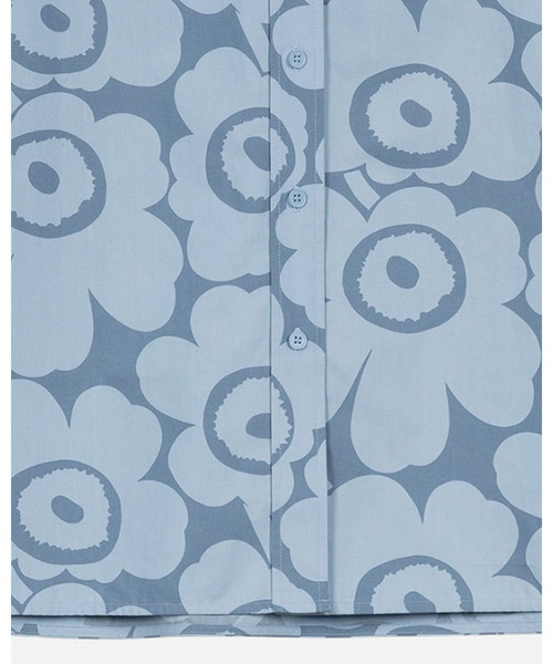 marimekko（マリメッコ）の「Kuvitelma Unikko / shirt dress（ワンピース・レディース・ライトピンク/ライトブルー・36/34/40）」の13枚目の写真