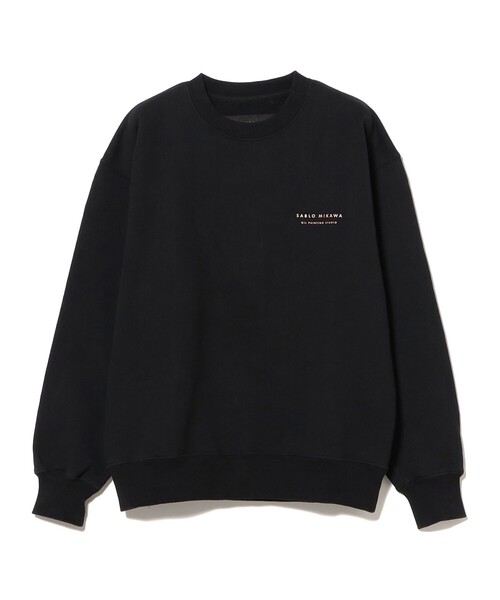 BEAMS T（ビームスティー）の「Sablo Mikawa / Crewneck Sweatshirt（スウェット・メンズ・ブラック・SMALL/MEDIUM/LARGE/X-LARGE）」の2枚目の写真