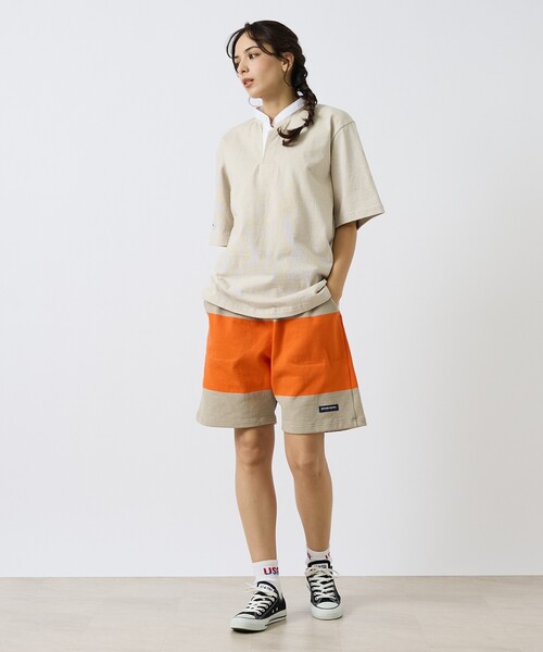 Barbarian(バーバリアン)の「【BARBARIAN / バーバリアン】Henley Collar Short / ヘンリーカラ―ショート(Tシャツ/カットソー・メンズ・グレー/ライトベージュ/ネイビー・XL/L/M/S)」の6枚目の写真