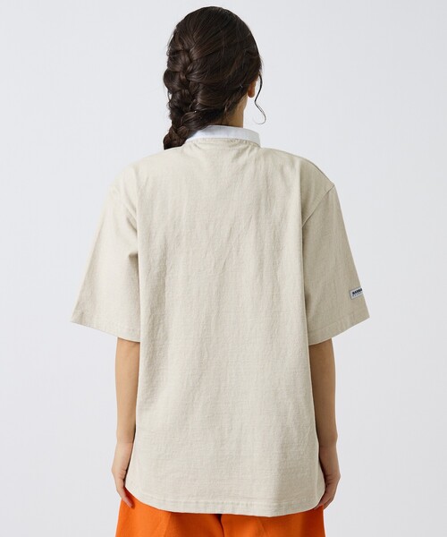 Barbarian(バーバリアン)の「【BARBARIAN / バーバリアン】Henley Collar Short / ヘンリーカラ―ショート(Tシャツ/カットソー・メンズ・グレー/ライトベージュ/ネイビー・XL/L/M/S)」の9枚目の写真