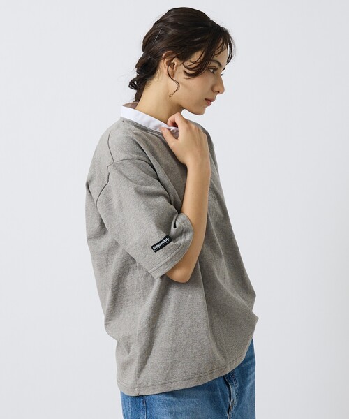 Barbarian(バーバリアン)の「【BARBARIAN / バーバリアン】Henley Collar Short / ヘンリーカラ―ショート(Tシャツ/カットソー・メンズ・グレー/ライトベージュ/ネイビー・XL/L/M/S)」の15枚目の写真
