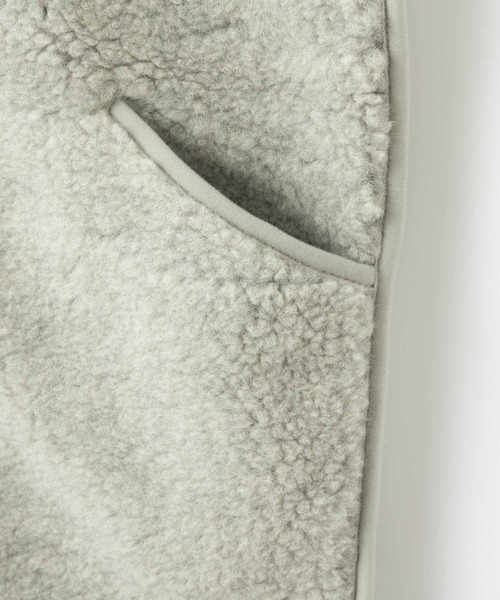 ABBEY MARKET（アビーマーケット）の「COLD BREAKER LONG LENGTH VEST  CAMPA  コールドブレイカー ロング丈ベスト（ベスト・レディース・チャコールグレー/ブラウン/シルバーグレー/ライトベージュ/ブラック・SMALL）」の11枚目の写真