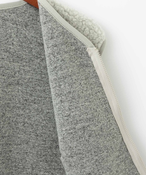 ABBEY MARKET（アビーマーケット）の「COLD BREAKER LONG LENGTH VEST  CAMPA  コールドブレイカー ロング丈ベスト（ベスト・レディース・チャコールグレー/ブラウン/シルバーグレー/ライトベージュ/ブラック・SMALL）」の14枚目の写真