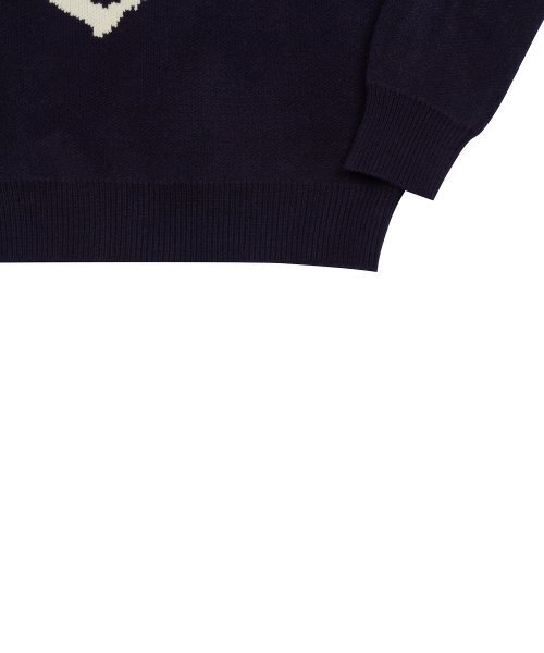 LUVISTRUE（ラヴイズトゥルー）の「MZ LOVE KNIT(NAVY)（ニット/セーター・レディース・その他・FREE）」の5枚目の写真