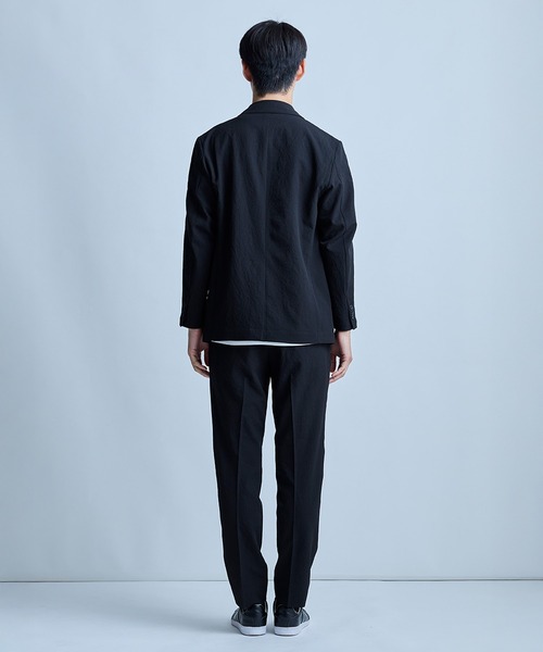 UNION STATION（ユニオンステーション）の「テックチリメンテーラードジャケット（テーラードジャケット・メンズ・ブラック/ベージュ・S/M/L/LL）」の12枚目の写真