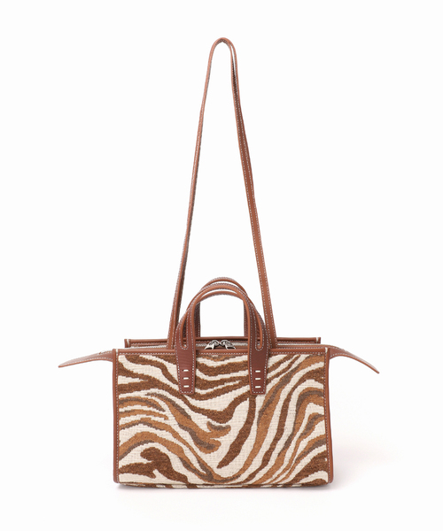 ★美品★【アヴァケーション】 ゼブラ ピローバッグ A VACATION/ア ヴァケーション】SABRINA ZEBRA/Aゼブラ柄バッグ