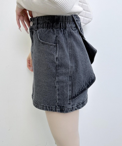 INGNI（イング）の「バックリボンデニムタイトスカート（デニムスカート・レディース・ブルー/グレー・FREE）」の14枚目の写真